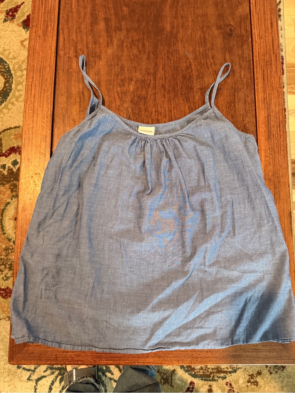Merona Light Blue Chambray Spaghetti Strap Camisole